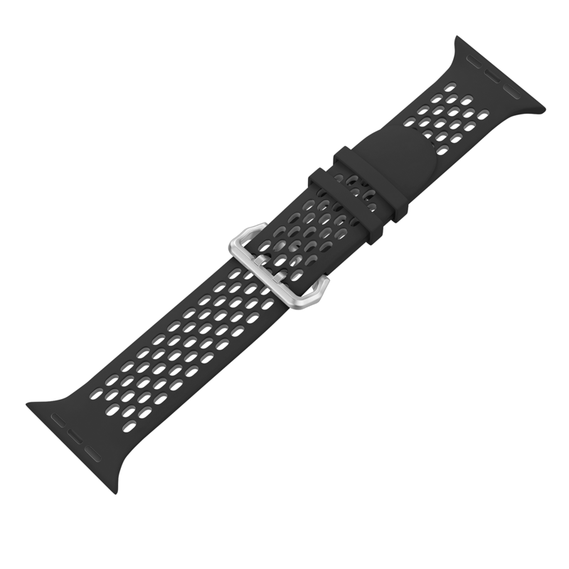 Curea Cubenest pentru Apple Watch Sport Negru/Gri