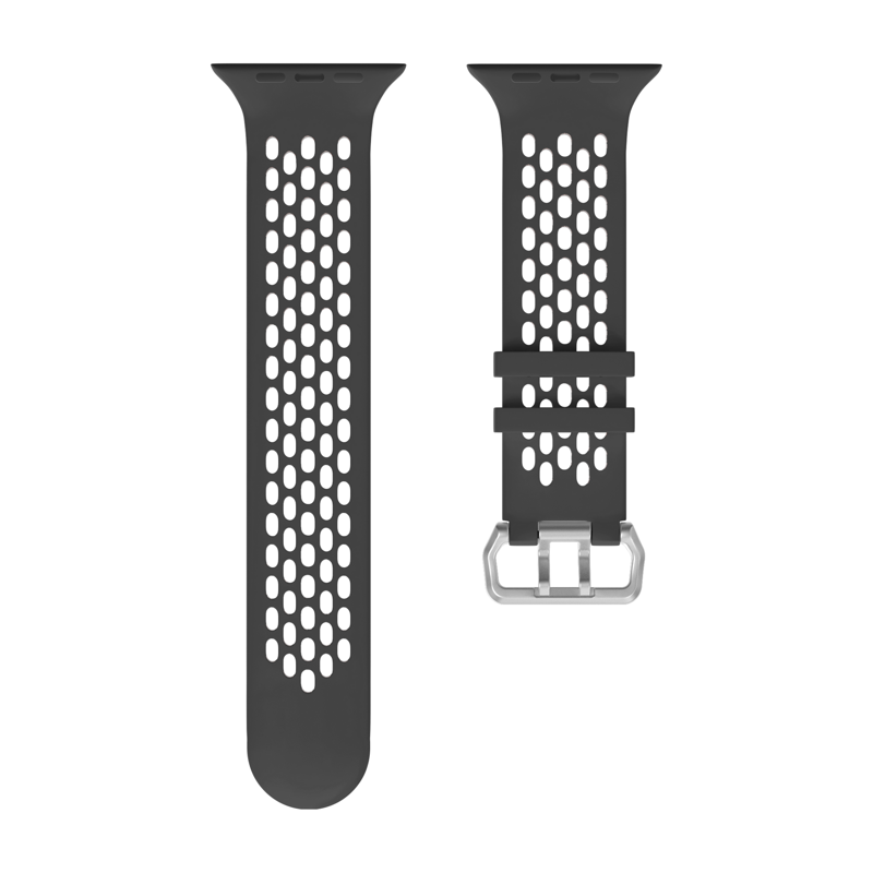 Curea Cubenest pentru Apple Watch Sport Negru/Gri