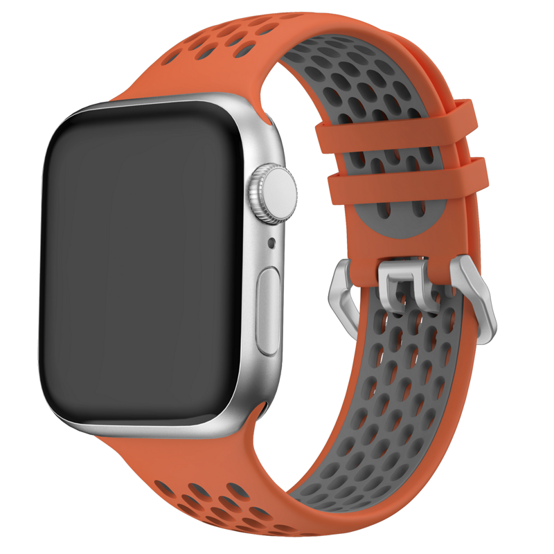 Curea Cubenest pentru Apple Watch Sport Portocaliu/Gri
