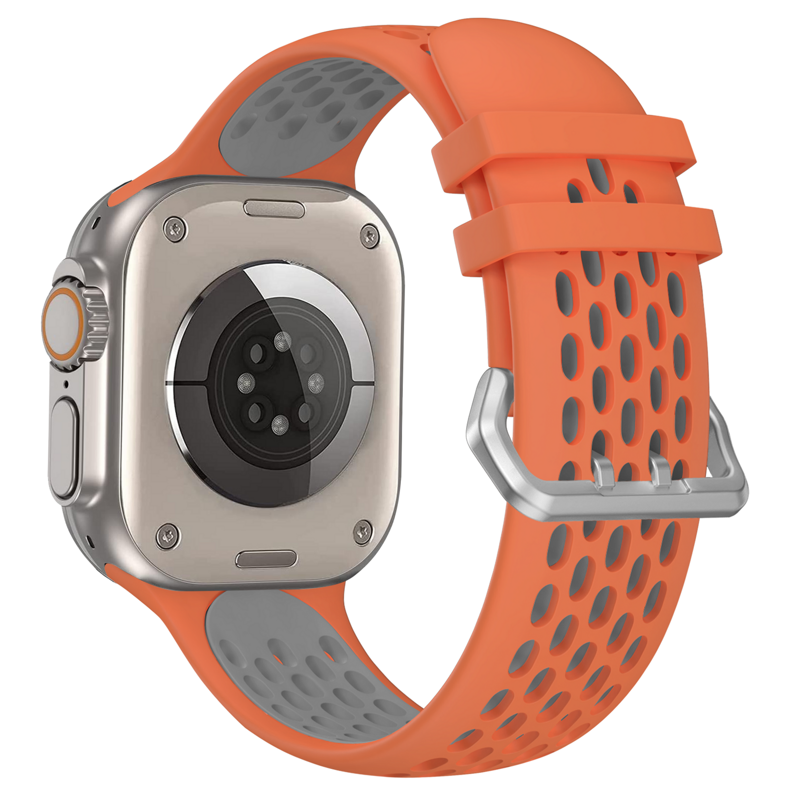 Curea Cubenest pentru Apple Watch Sport Portocaliu/Gri