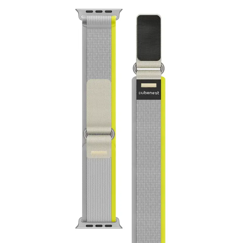Curea pentru Apple Watch Trail Loop Galben/Gri