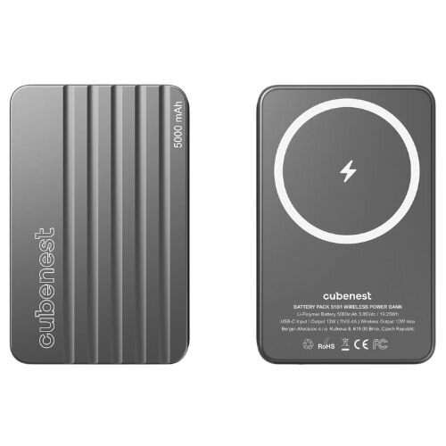 Cubenest Baterie externă 5000 mAh S1B1 gri