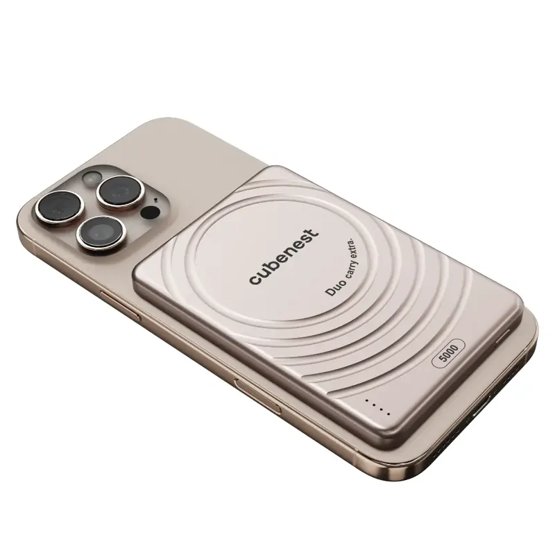 Cubenest Baterie externă SlimDual 5000 mAh S1B3D aur Cubenest Baterie externă SlimDual 5000 mAh S1B3D aur