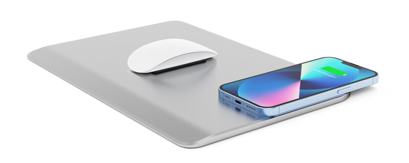 Cubenest Mousepad ergonomic din aluminiu cu încărcare wireless S1M2