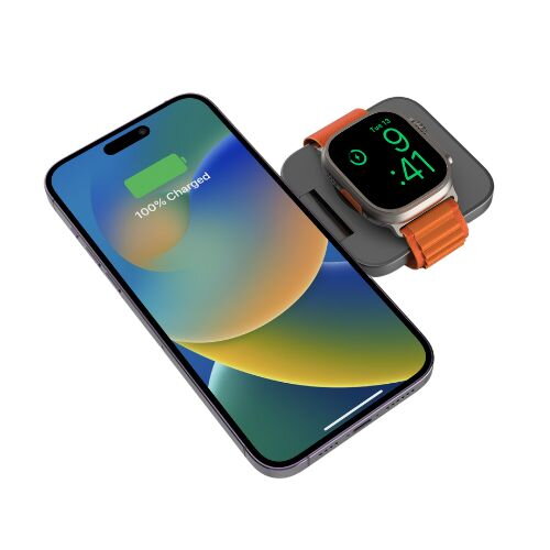 Cubenest Încărcător pliabil magnetic wireless 2 în 1 S211