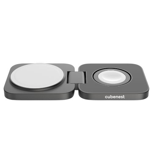 Cubenest Încărcător pliabil magnetic wireless 2 în 1 S211