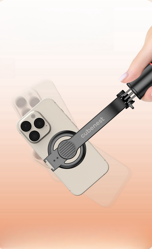 Cubenest Selfie stick și trepied cu suport MagSafe SLS01