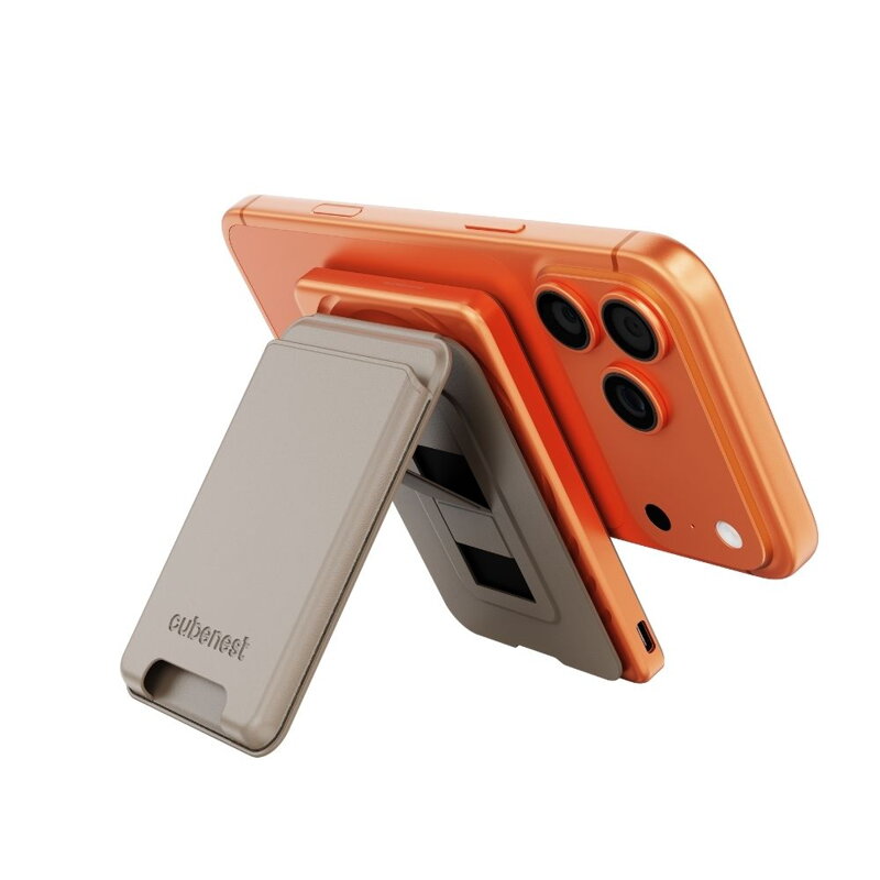 Cubenest Qi2 Baterie externă SlimDual 5000 mAh SQ1B3D portocaliu