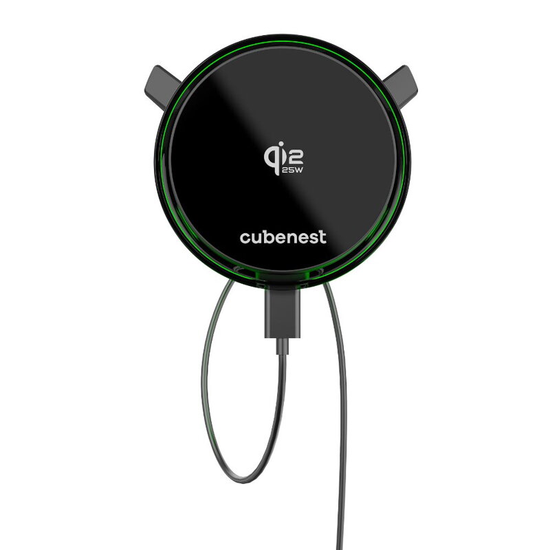 Cubenest Qi2.2 Răcire încărcător auto magnetic wireless SQ1C3