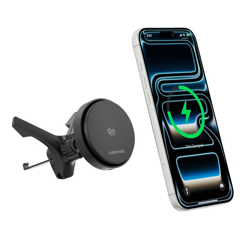 Cubenest Qi2.2 Încărcător auto magnetic wireless SQ1C4