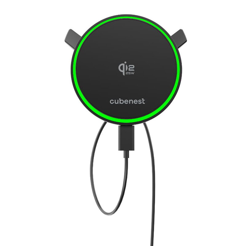 Cubenest Qi2.2 Încărcător auto magnetic wireless SQ1C4
