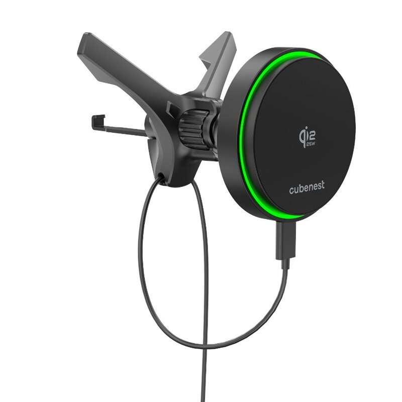 Cubenest Qi2.2 Încărcător auto magnetic wireless SQ1C4