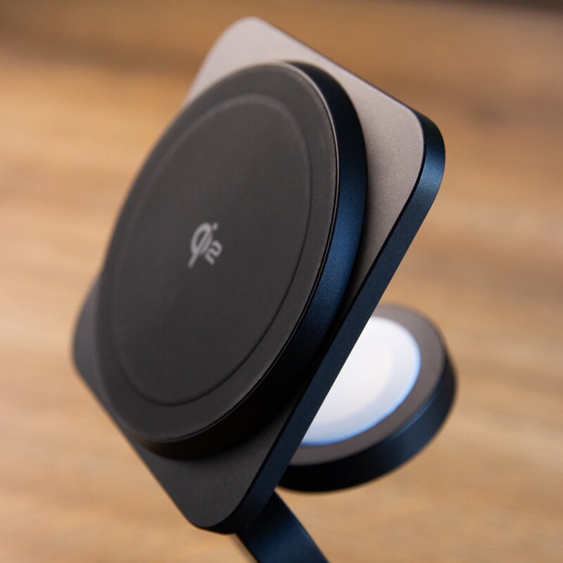 Cubenest Qi2 Încărcător pliabil magnetic wireless 3 în 1 SQ312 Pro negru