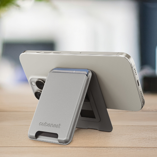 Cubenest Premium Magnetic Wallet and Holder WT01S titan