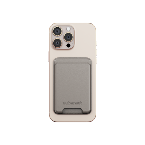 Cubenest Premium Magnetic Wallet and Holder WT01S aur