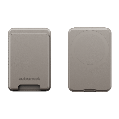 Cubenest Premium Magnetic Wallet and Holder WT01S aur