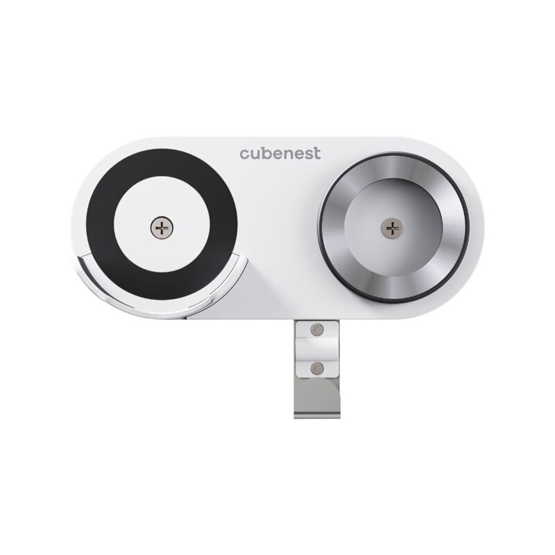 Cubenest Suport magnetic pentru uscător de păr SwiftDry SDHD01 alb