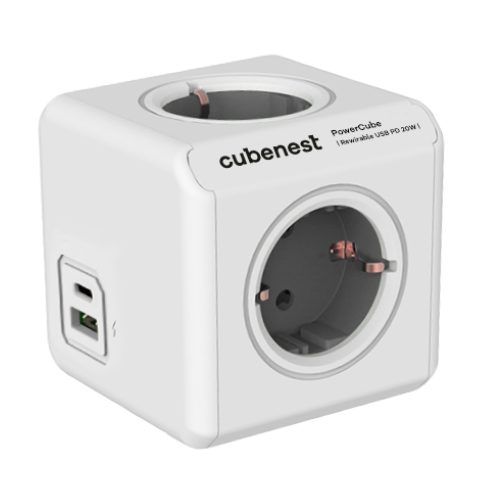 Cubenest PowerCube Rewirable USB A+C PD 20 W 1,5 m