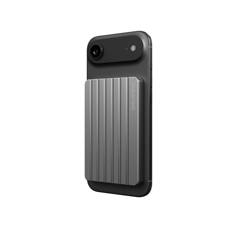 Cubenest Magnetic Wallet din Aluminiu WT02 gri